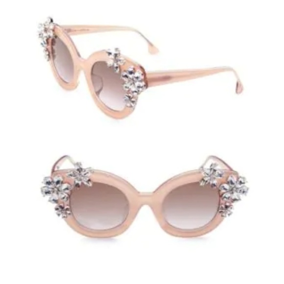 Alice + Olivia Madison Floral Sunglasses - Picture 3 of 7